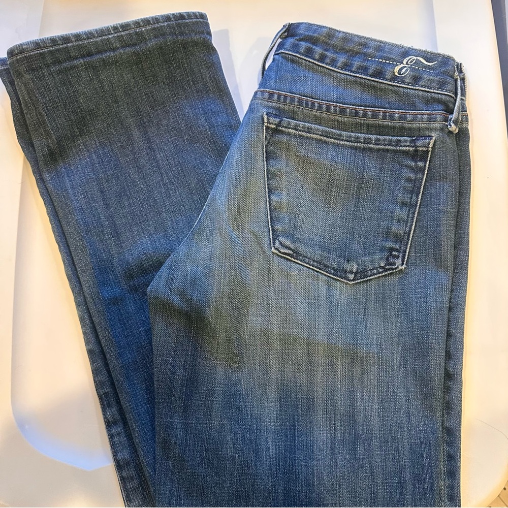 EARNEST SEWN Vintage Straight Leg Low Rise Jeans